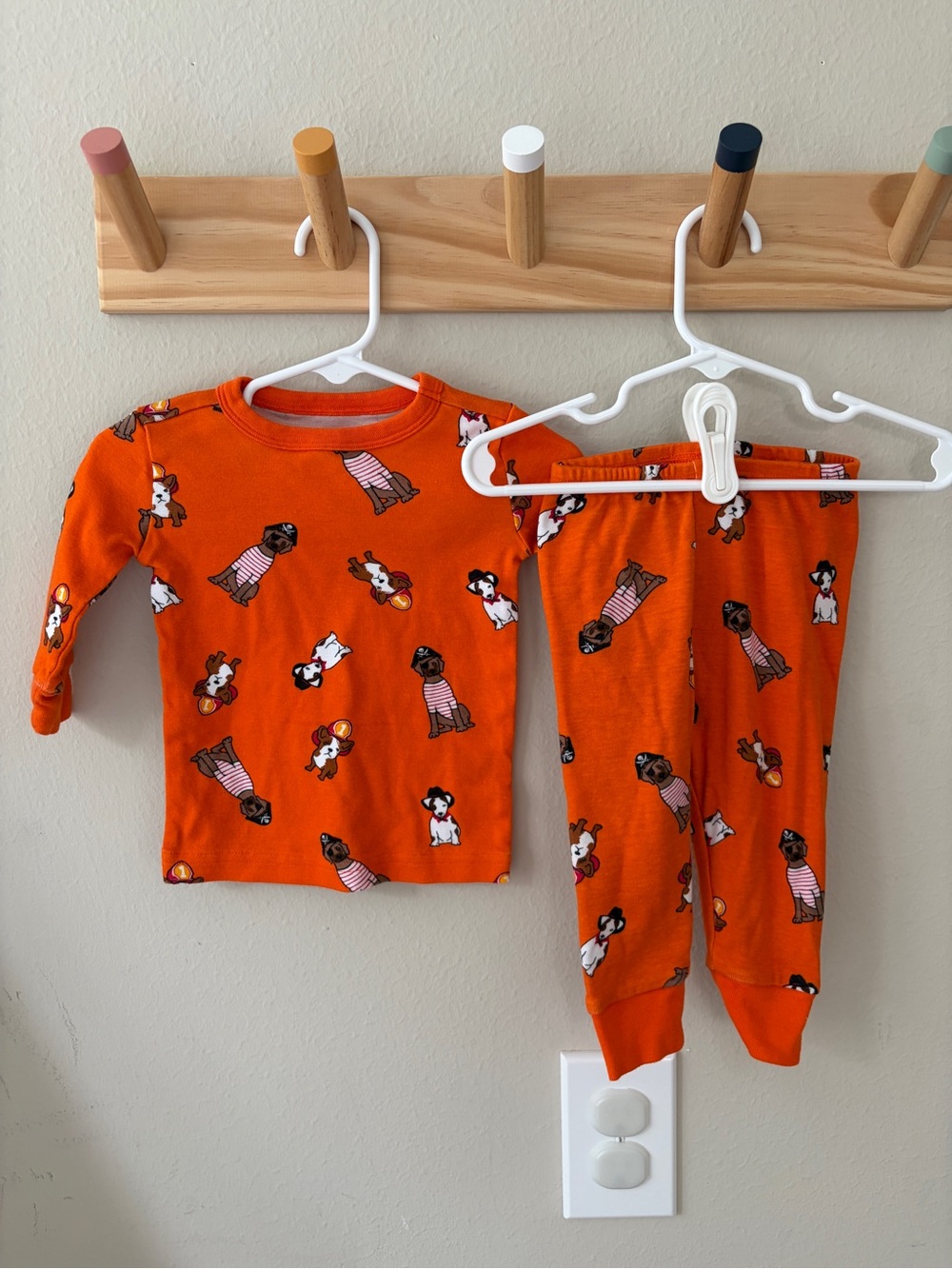 Janie and Jack Halloween Puppy pajamas